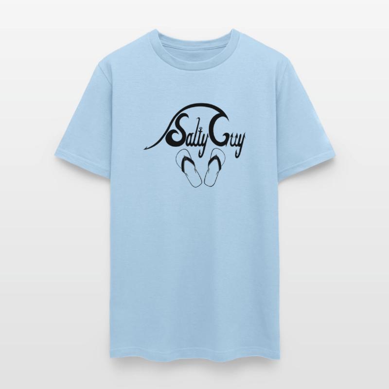 Salty Guy Black - funny fishing sayings