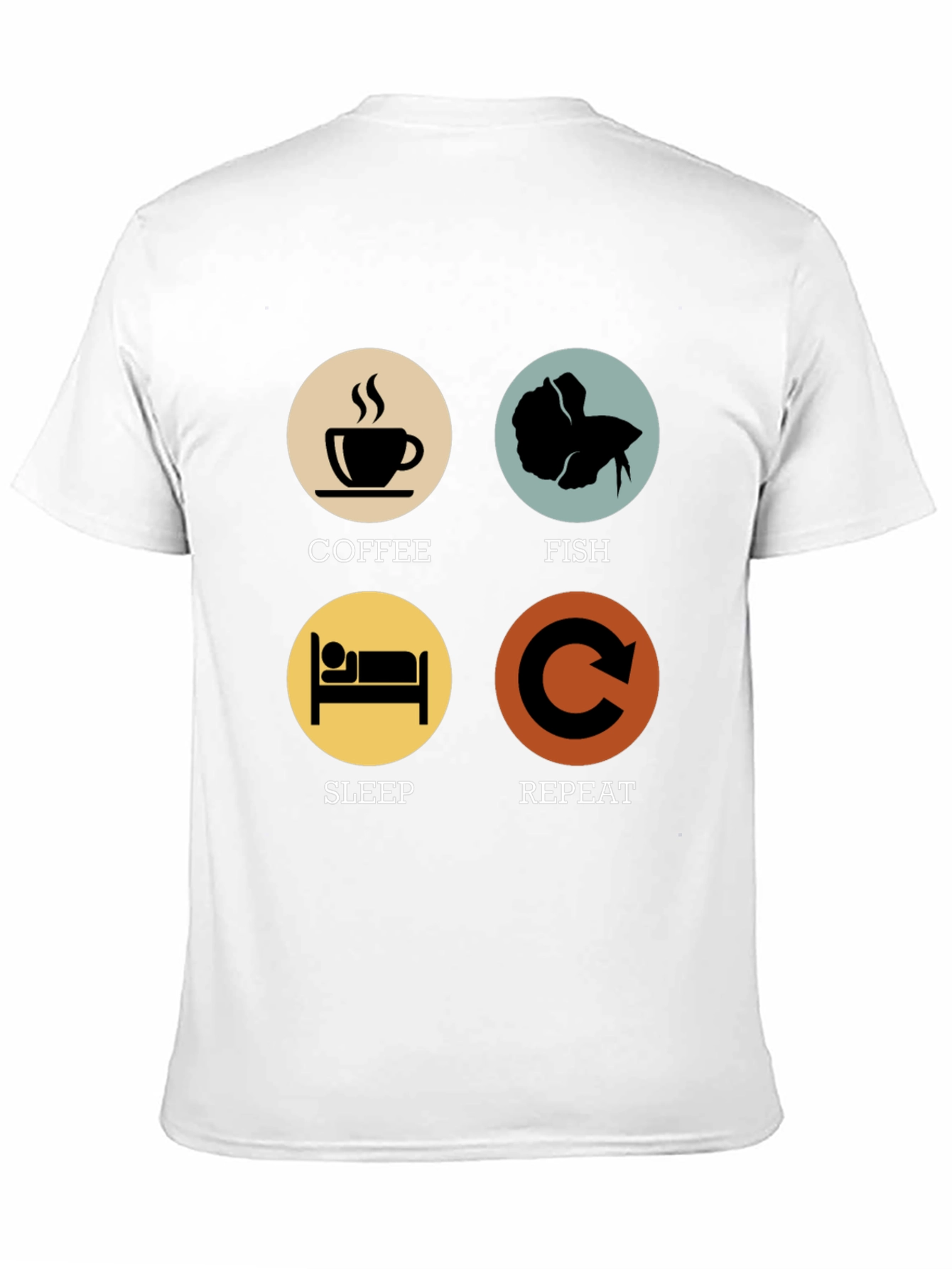 Coffee Fish Sleep Repeat T-Shirt
