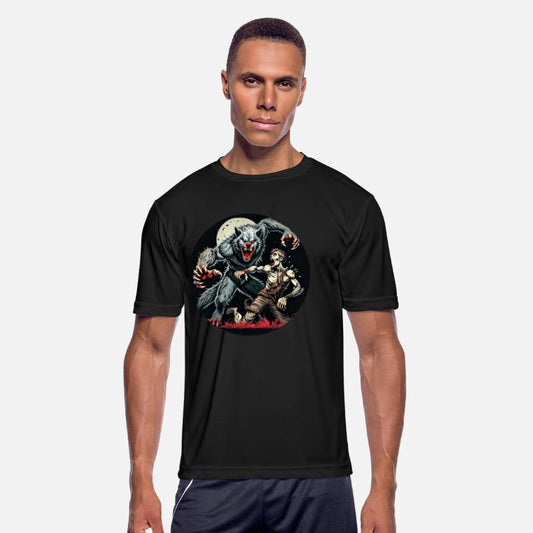 Scary Halloween Party Costume Werewolf and Zombie