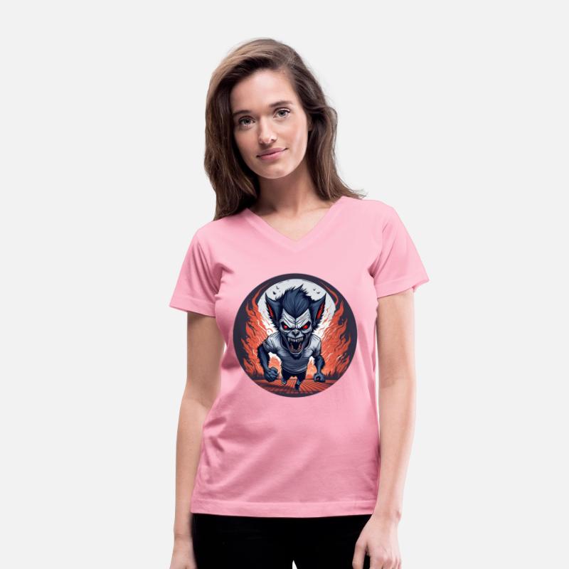 Scary Halloween Party Costume Werewolf Running