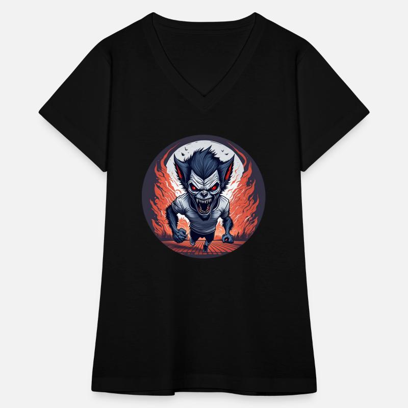 Scary Halloween Party Costume Werewolf Running