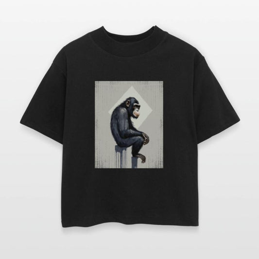 Schimpanse Street Art Graffiti In The Square