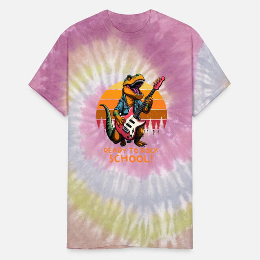 School Child School Start Retro Dino T-rex