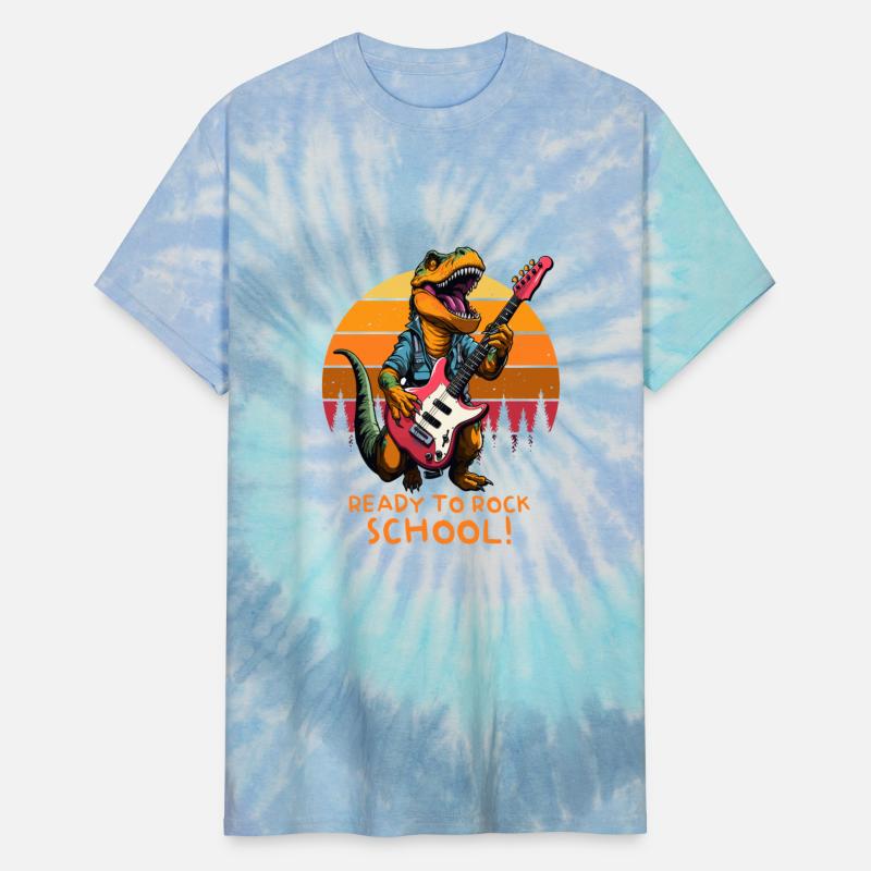 School Child School Start Retro Dino T-rex