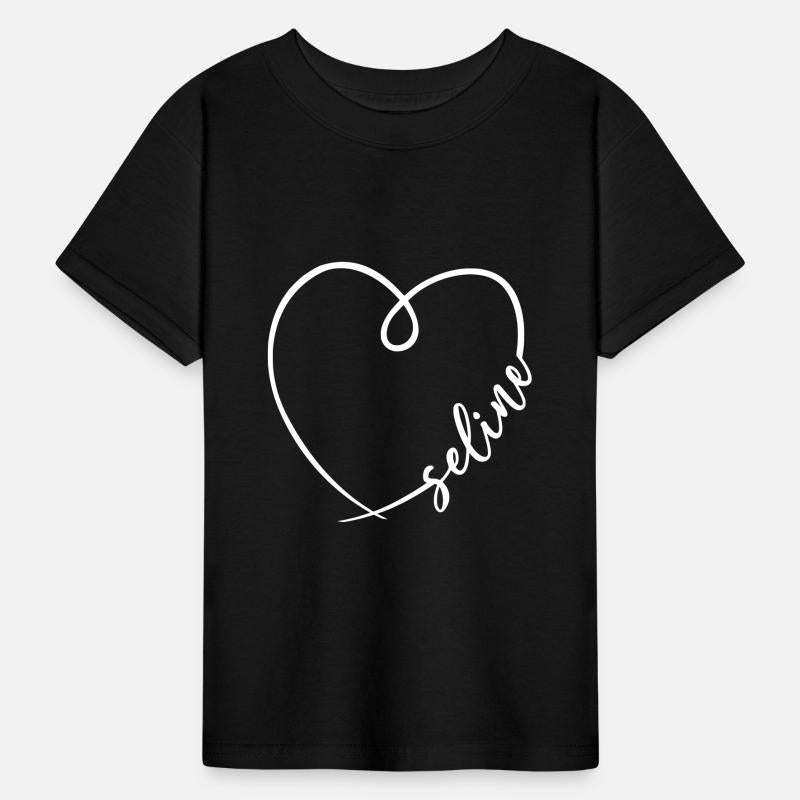 Seline Name Heart Calligraphy