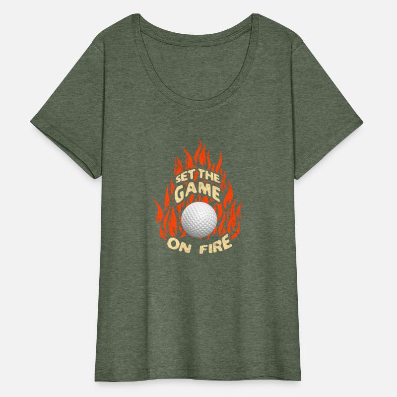 Set The Game On Fire Ball Sport Flames Art