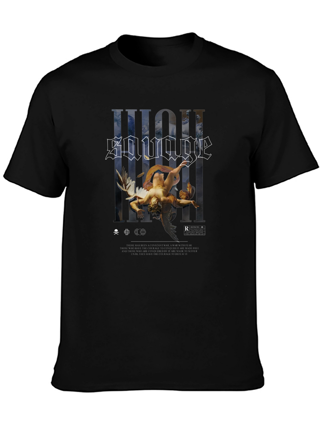 High Savage Black Graphic Tee