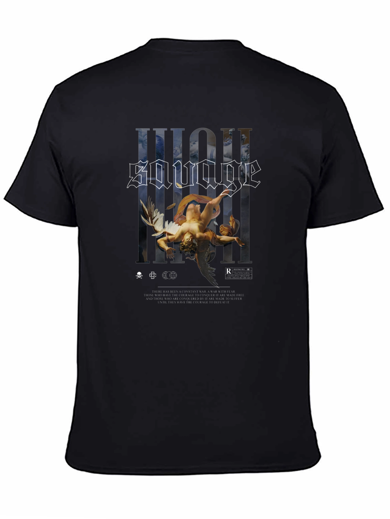 High Savage Black Graphic Tee