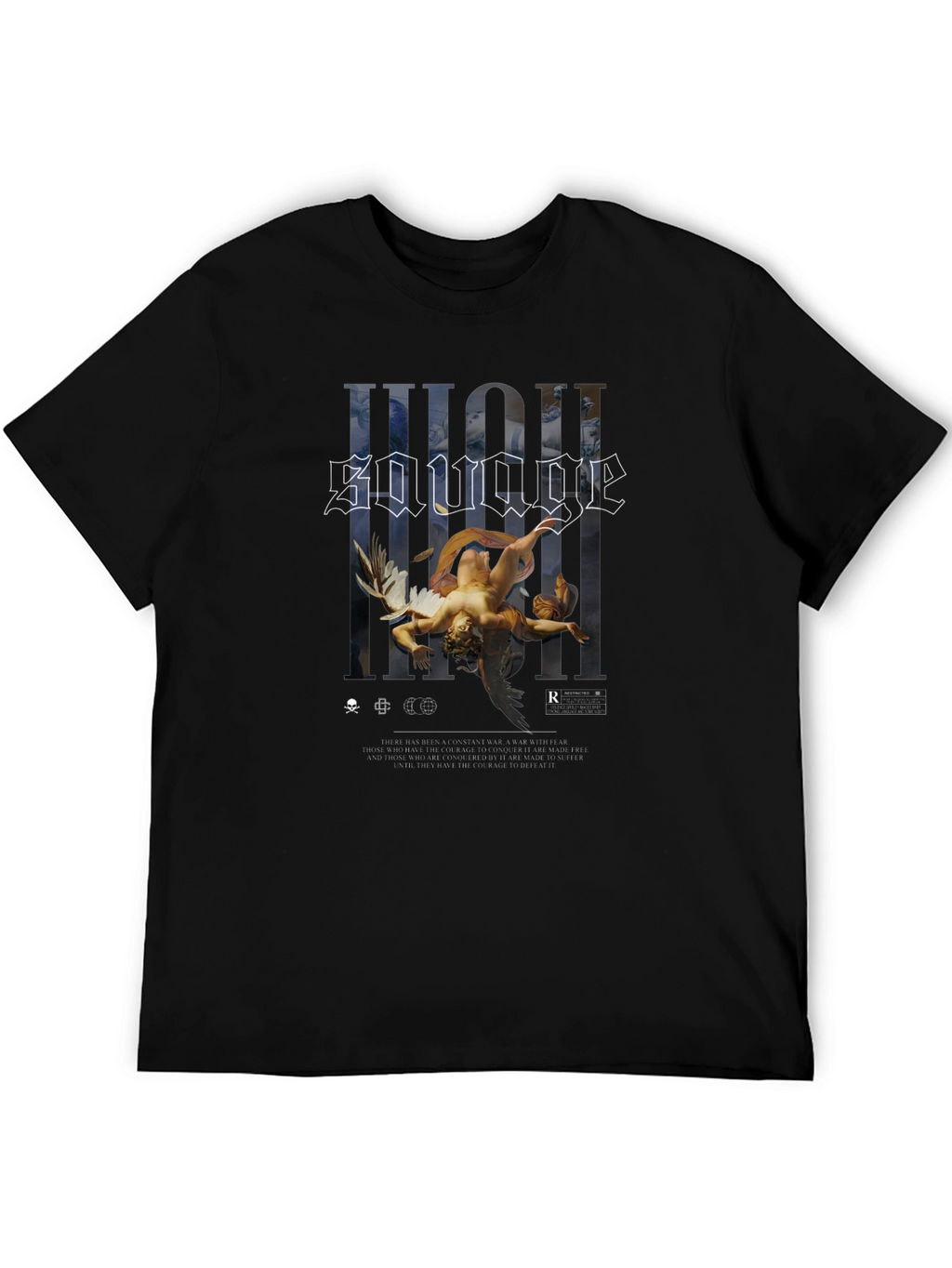 High Savage Black Graphic Tee