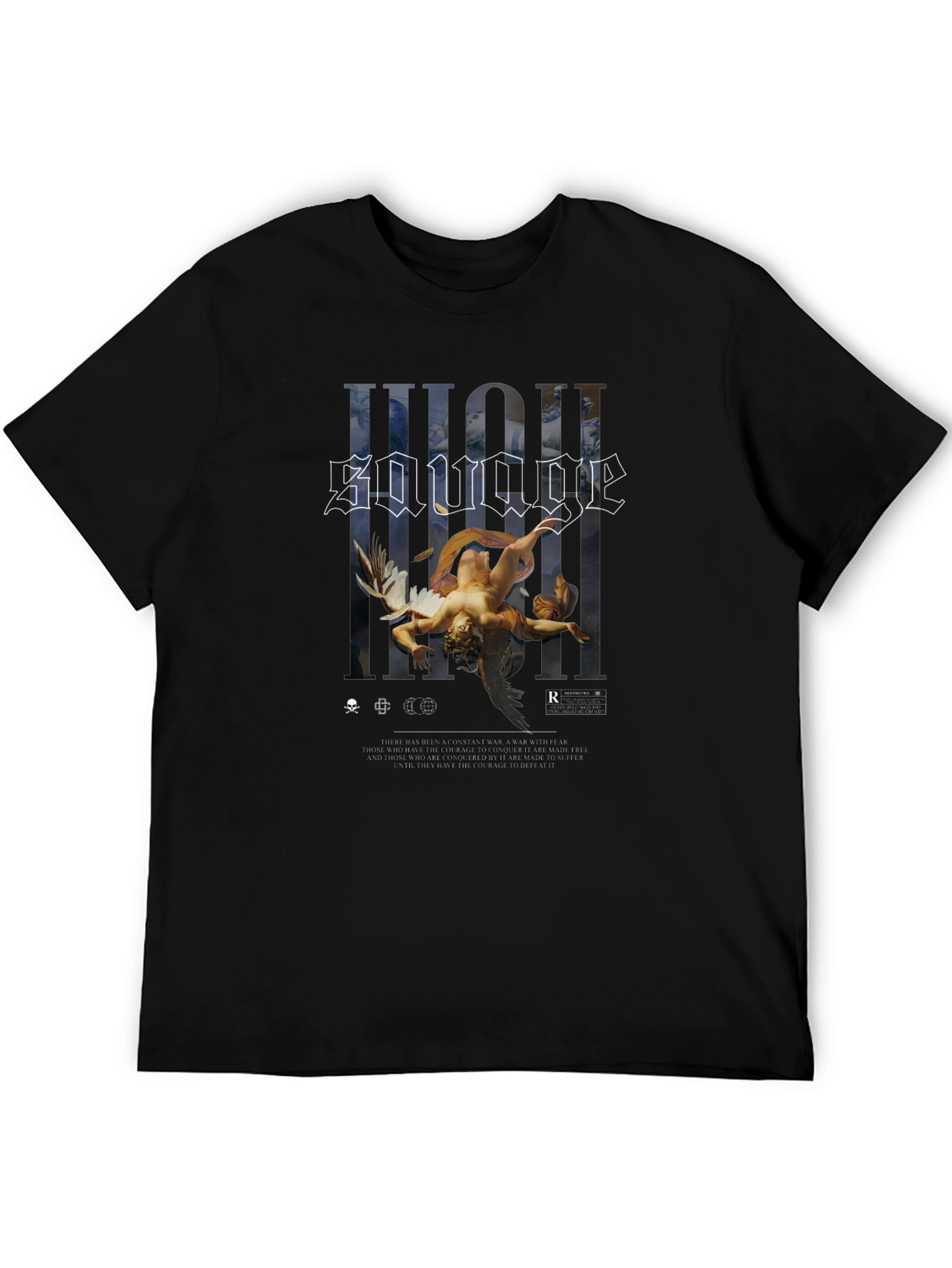 High Savage Black Graphic Tee