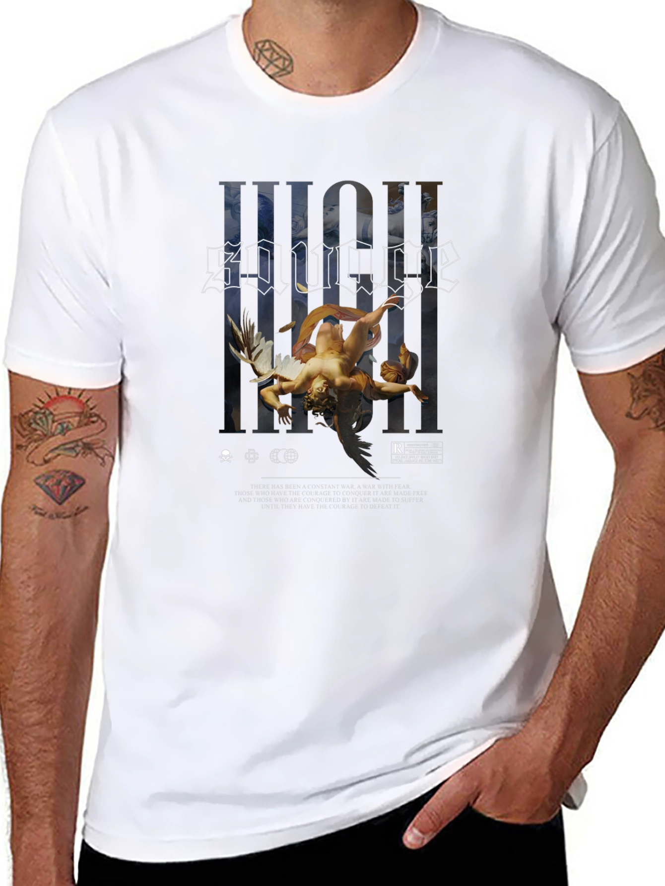 High Savage Black Graphic Tee