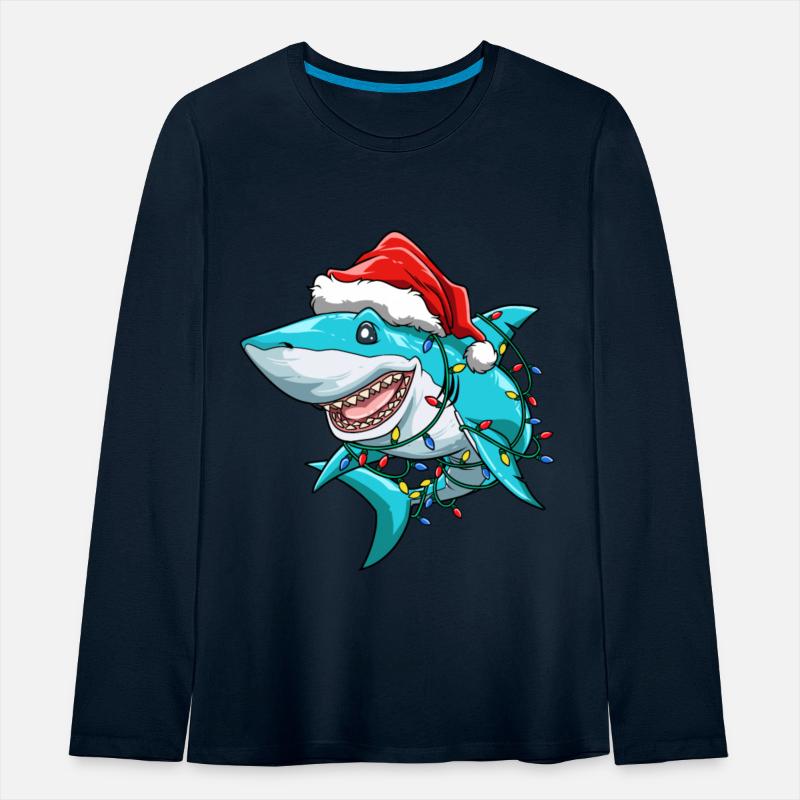 Shark Christmas Decorated Nicholas for a Men and