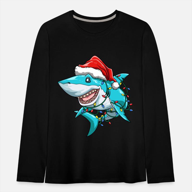 Shark Christmas Decorated Nicholas for a Men and