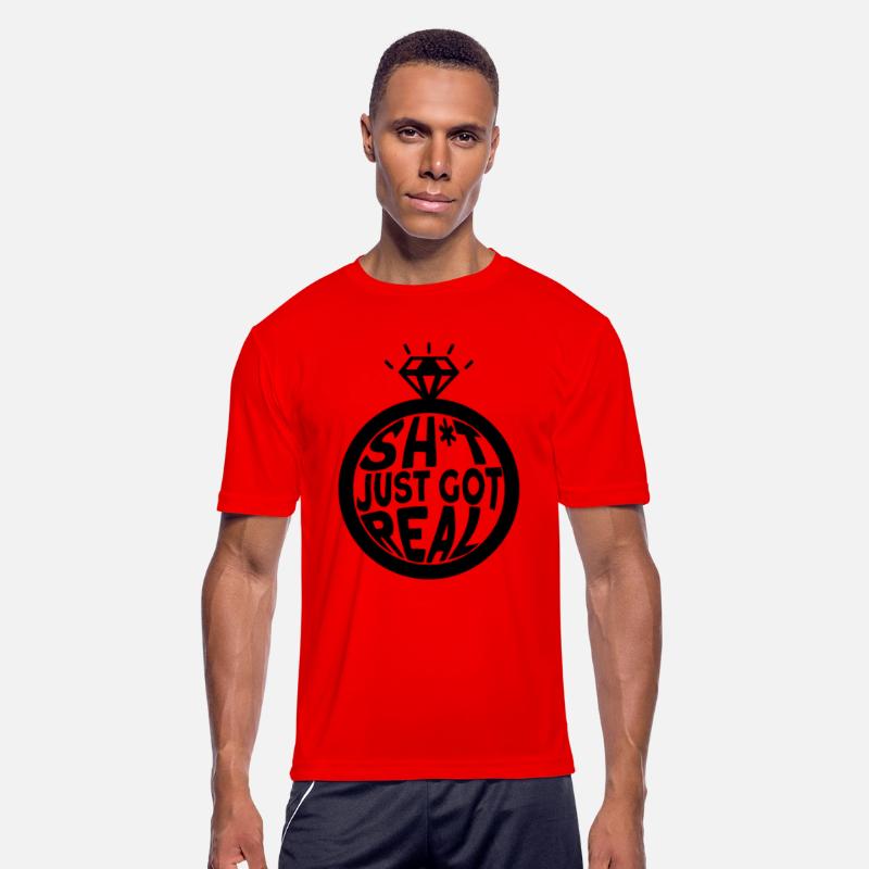 Sh*t Just Got Real - Bride Groom Matching Couple