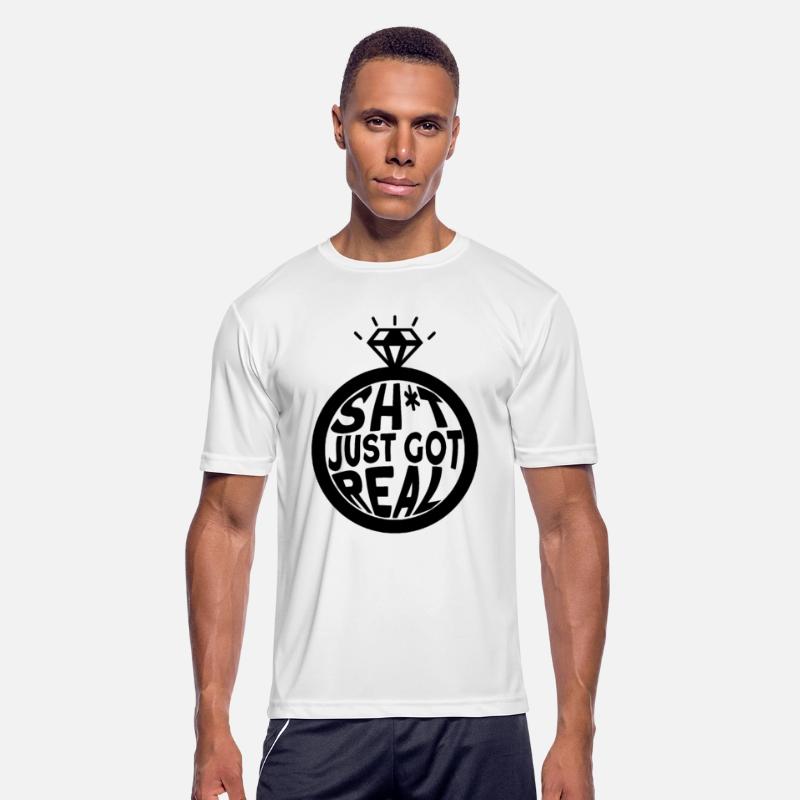 Sh*t Just Got Real - Bride Groom Matching Couple