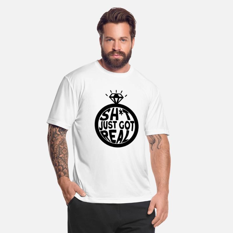 Sh*t Just Got Real - Bride Groom Matching Couple