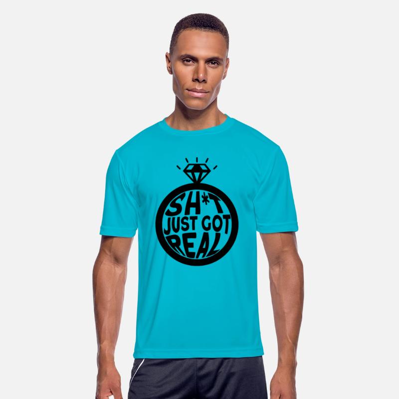 Sh*t Just Got Real - Bride Groom Matching Couple