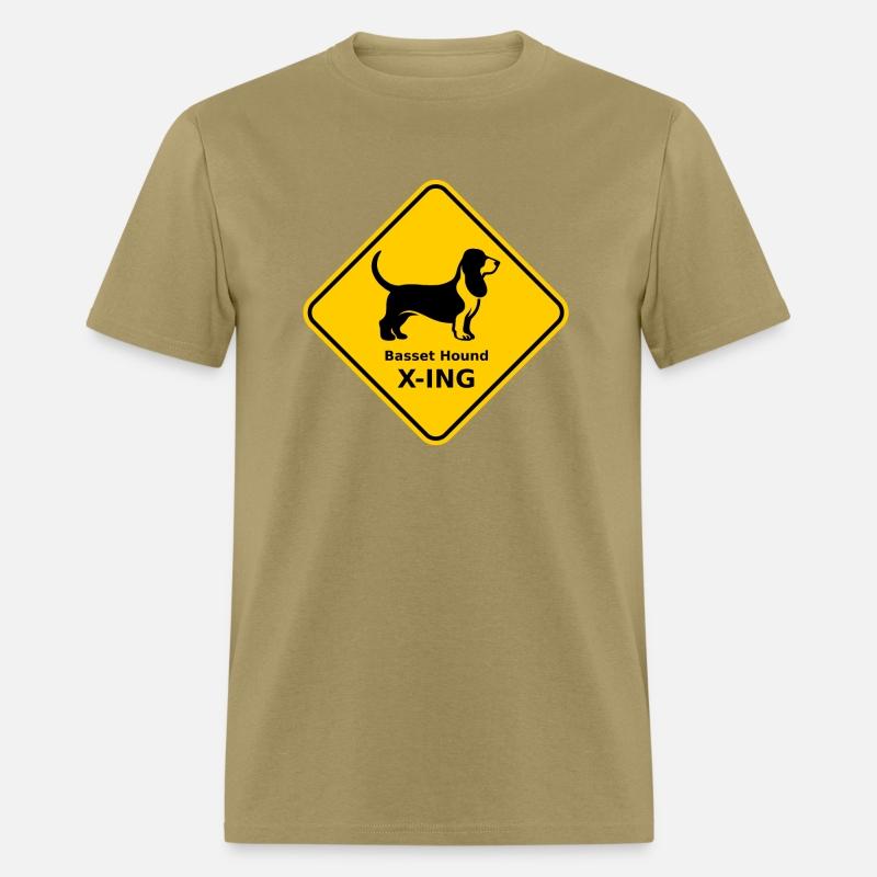 Sign "Basset Hound X-ING"