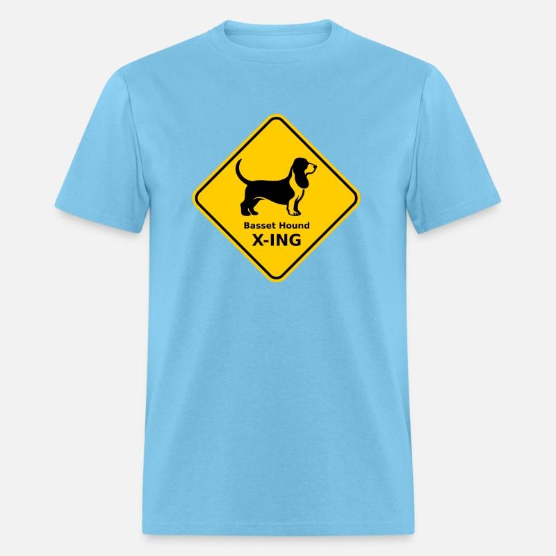 Sign "Basset Hound X-ING"