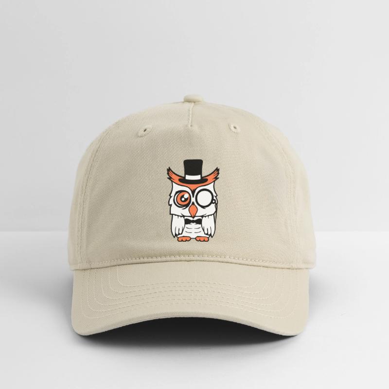 Sir owl top hat monocle glasses rich gentleman fun