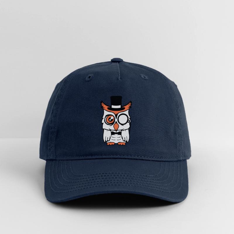 Sir owl top hat monocle glasses rich gentleman fun