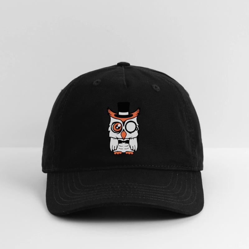 Sir owl top hat monocle glasses rich gentleman fun