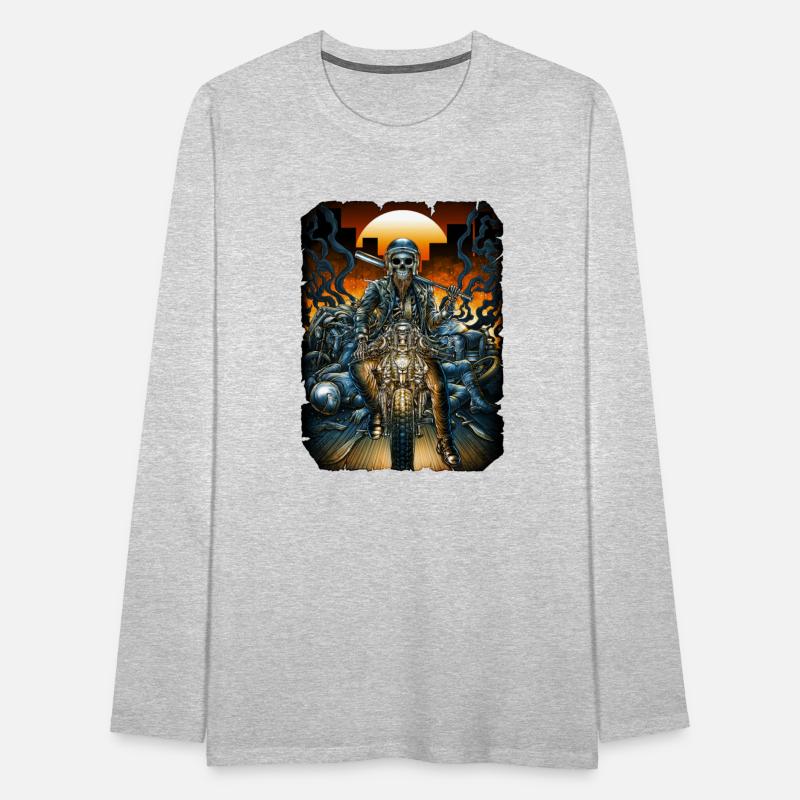 Skeleton gangster rider