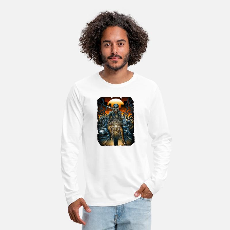 Skeleton gangster rider