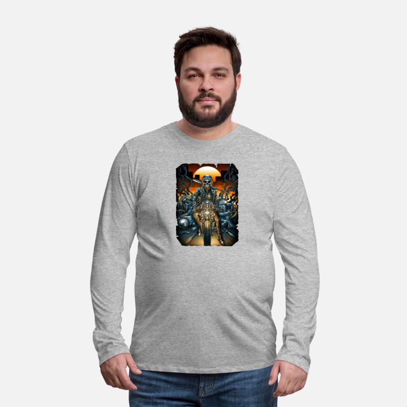 Skeleton gangster rider