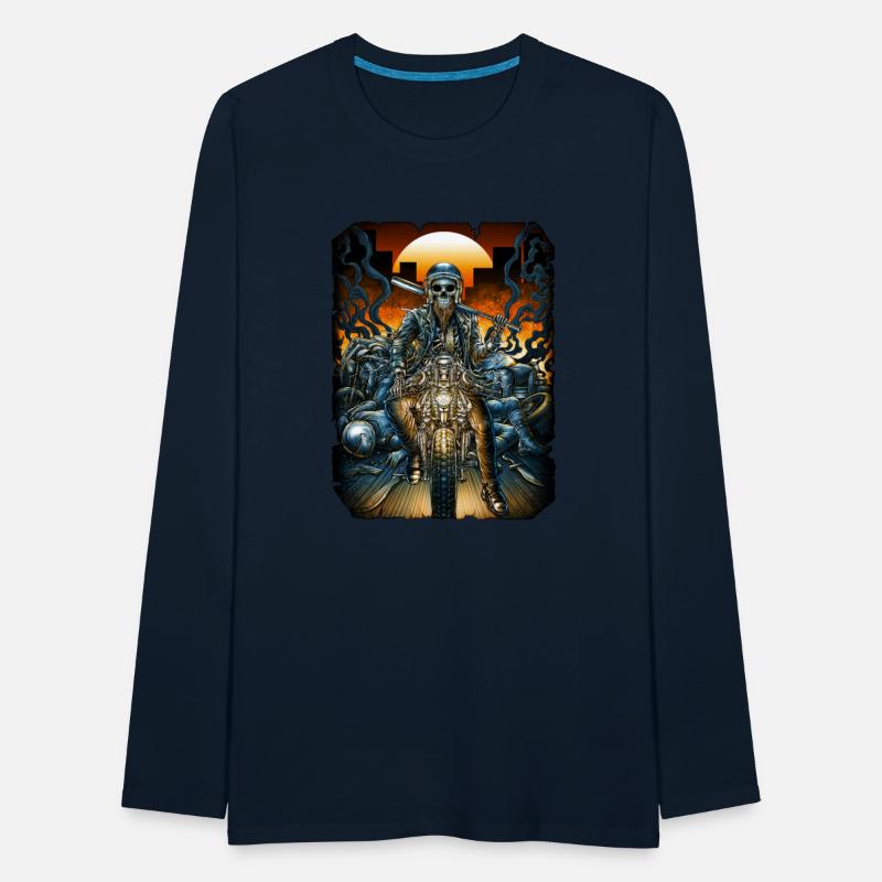 Skeleton gangster rider