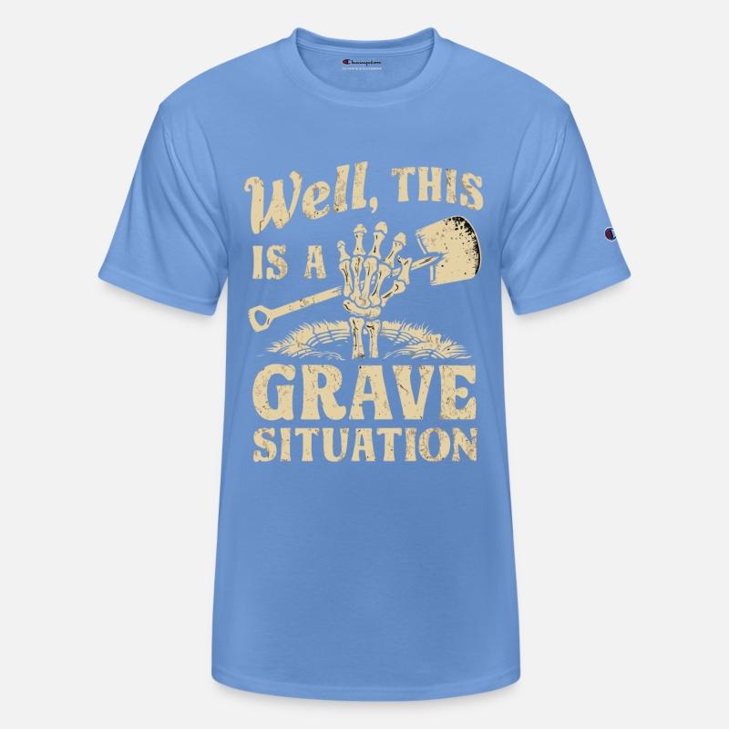 Skeleton Graveyard Pun Funny Saying