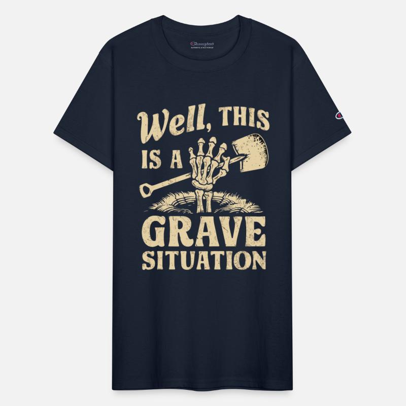 Skeleton Graveyard Pun Funny Saying