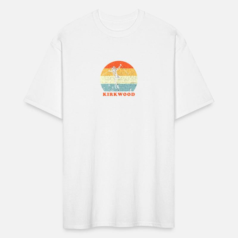 Ski Kirkwood California Vintage Snow Skiing Vacati