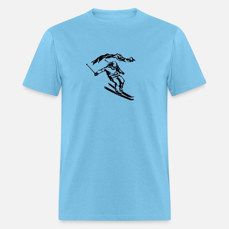 Skiers in the mountains - Ski - Winter sports