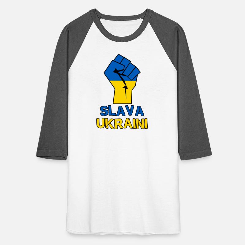 Slava Ukraini Ukrainian Flag Fist