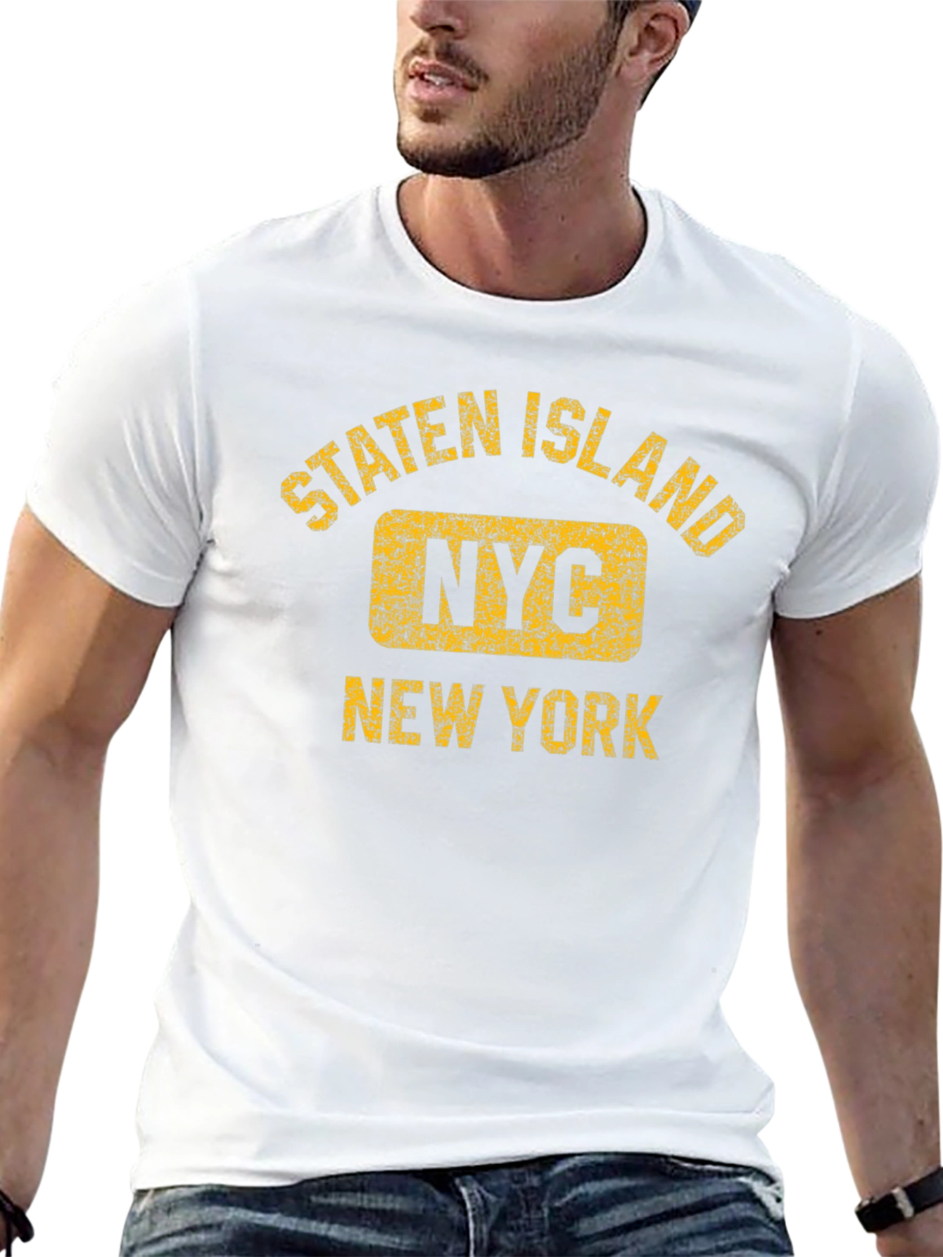 Staten Island NYC Black T-Shirt