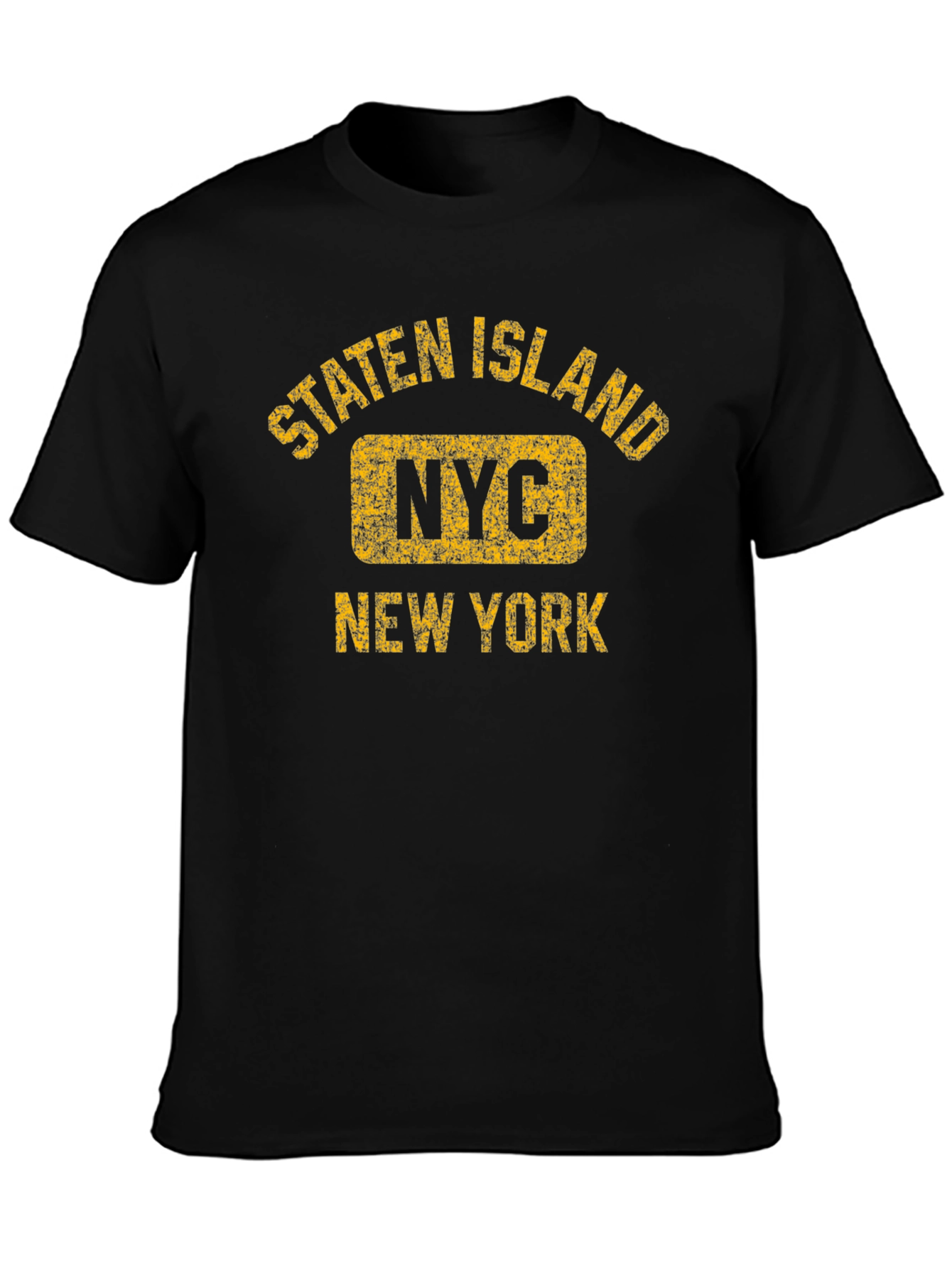Staten Island NYC Black T-Shirt