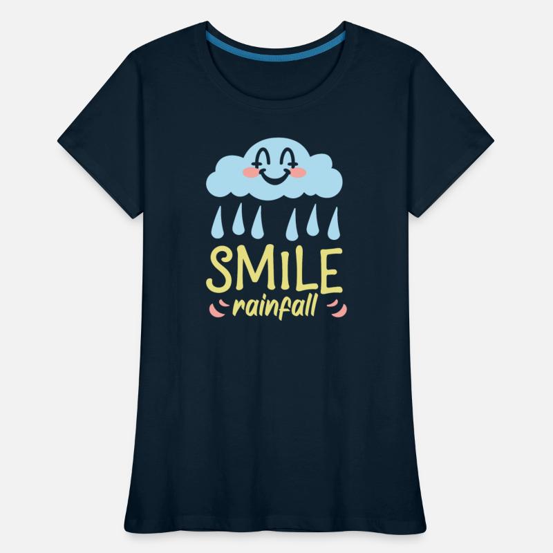 Smile rainfall TShirt design premium