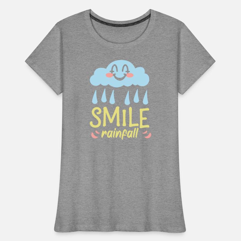 Smile rainfall TShirt design premium