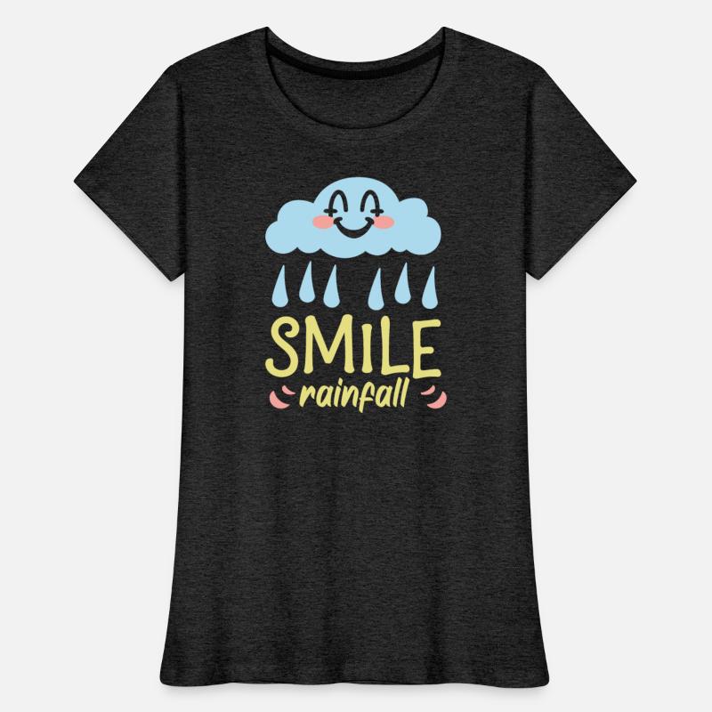 Smile rainfall TShirt design premium
