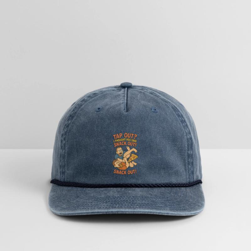 Snack Out Fight Funny Cool MMA Illustration