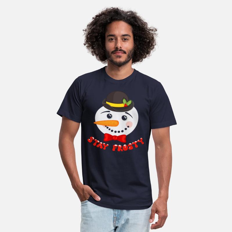 Snowman Head Snow Globe STAY FROSTY Funny