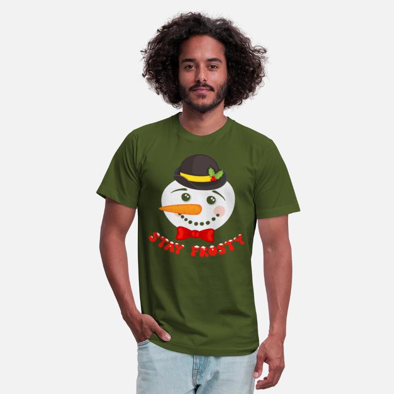 Snowman Head Snow Globe STAY FROSTY Funny