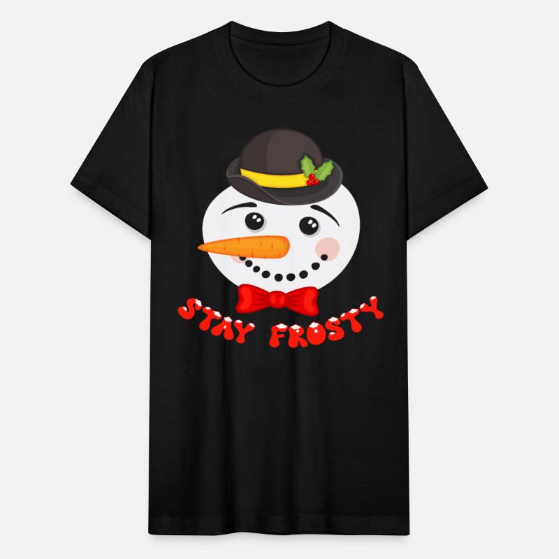 Snowman Head Snow Globe STAY FROSTY Funny