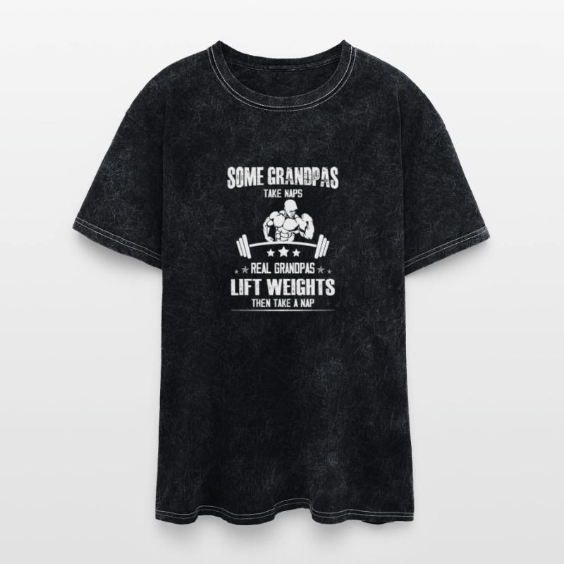 Some grandpas take Naps Real Grandpas Lift Weights