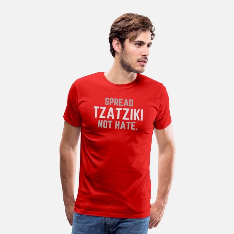 Spread Tzatziki Not Hate Greek Food Funny Adult
