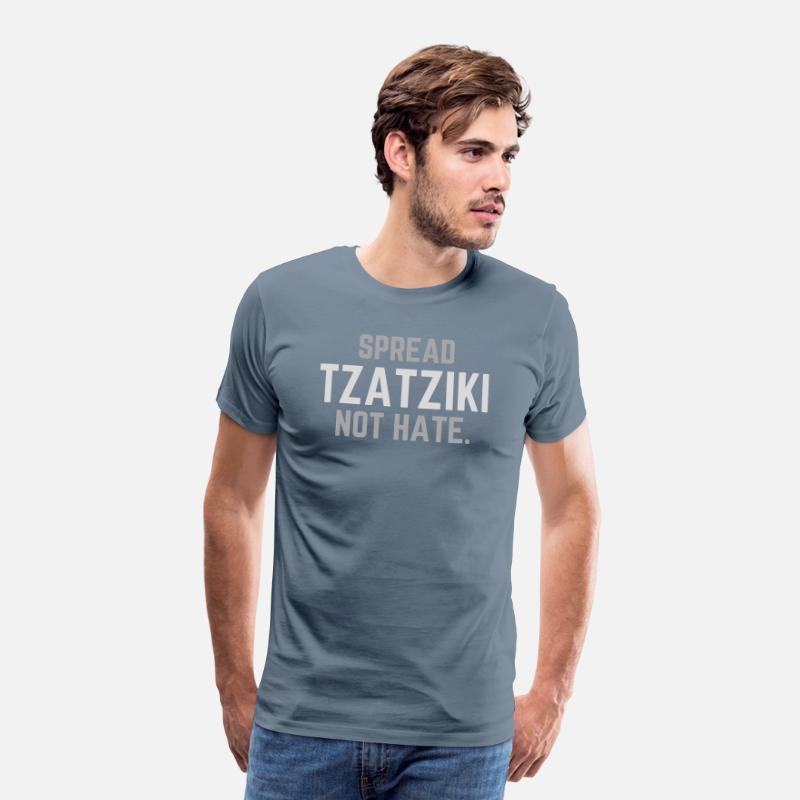 Spread Tzatziki Not Hate Greek Food Funny Adult