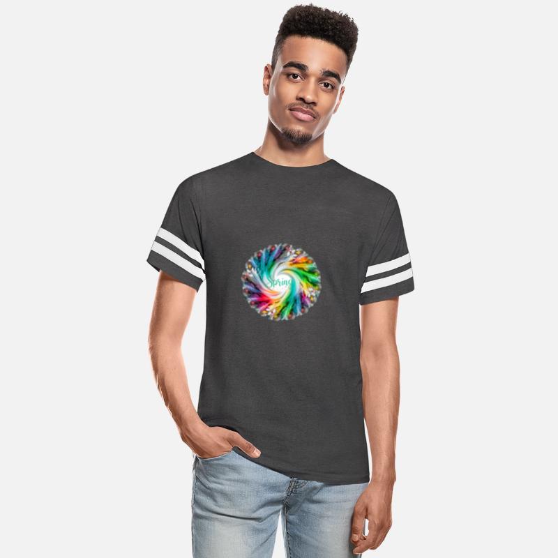 Spring Floral Explosion T-Shirt Design