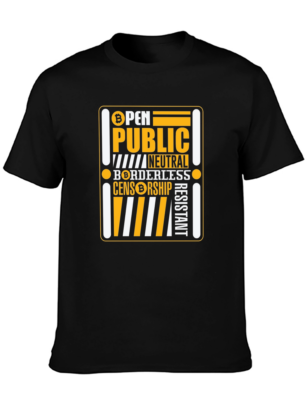 Bitcoin Crypto Open Public T-Shirt