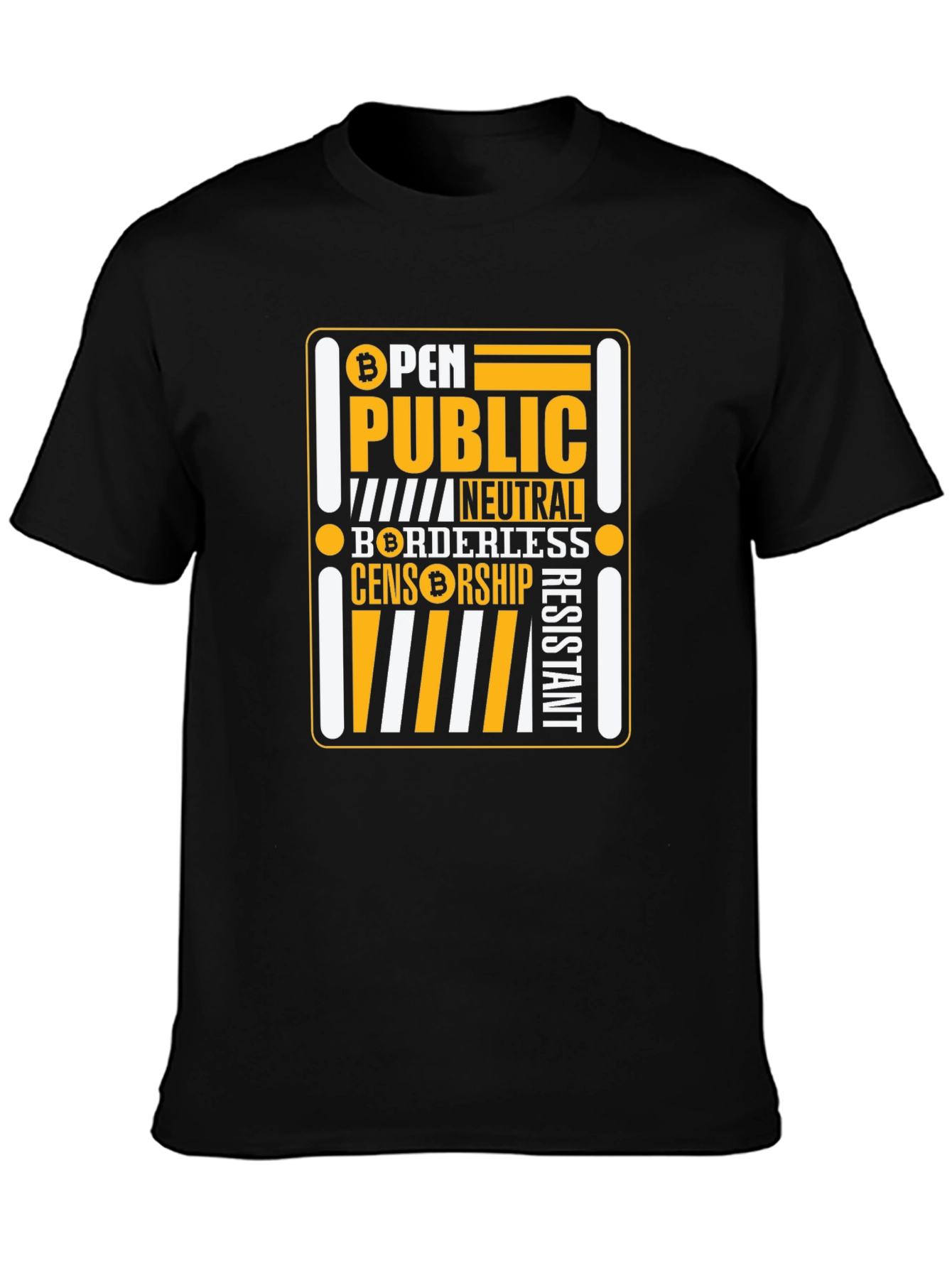 Bitcoin Crypto Open Public T-Shirt